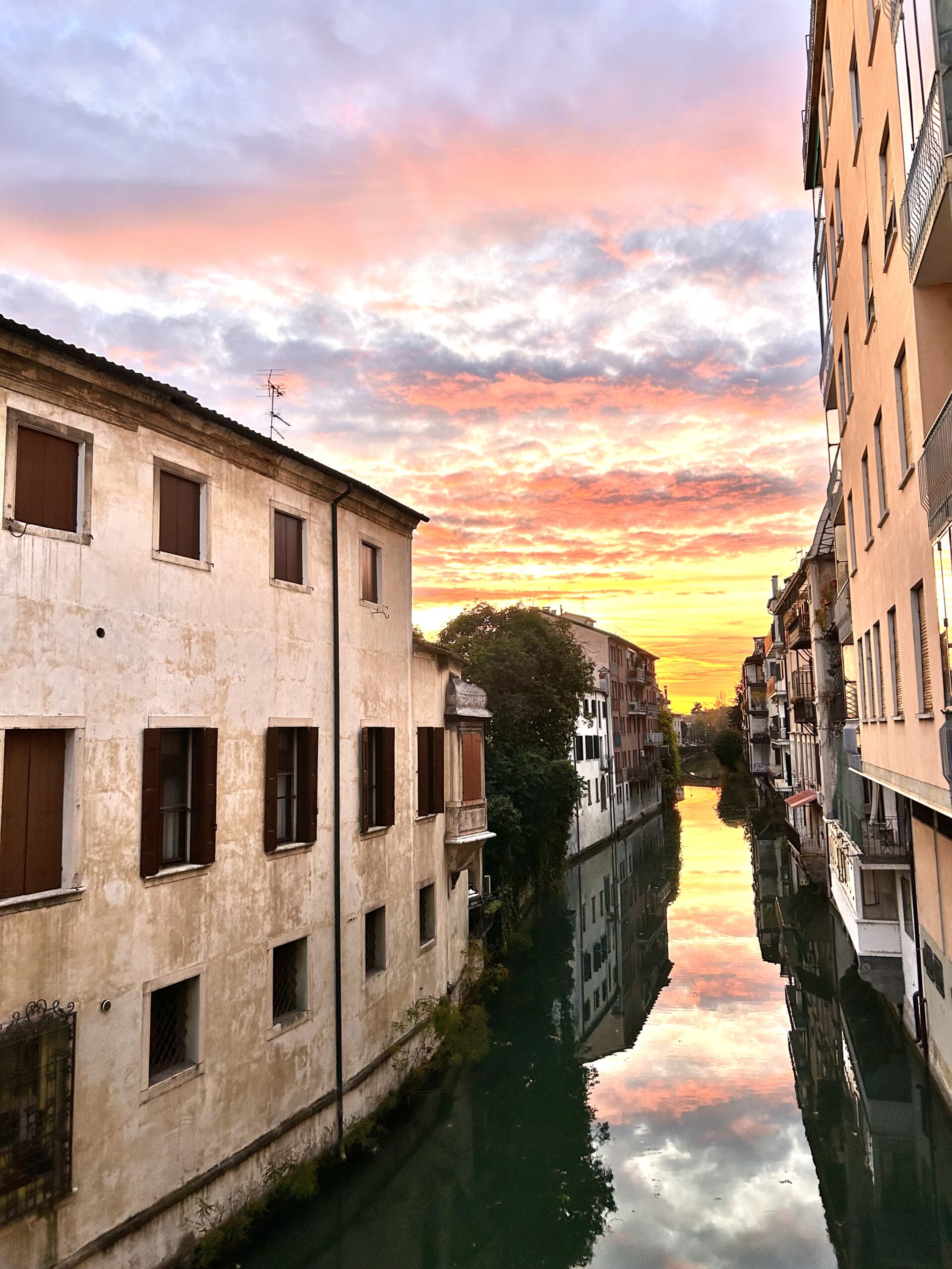 Padova, tramonto
